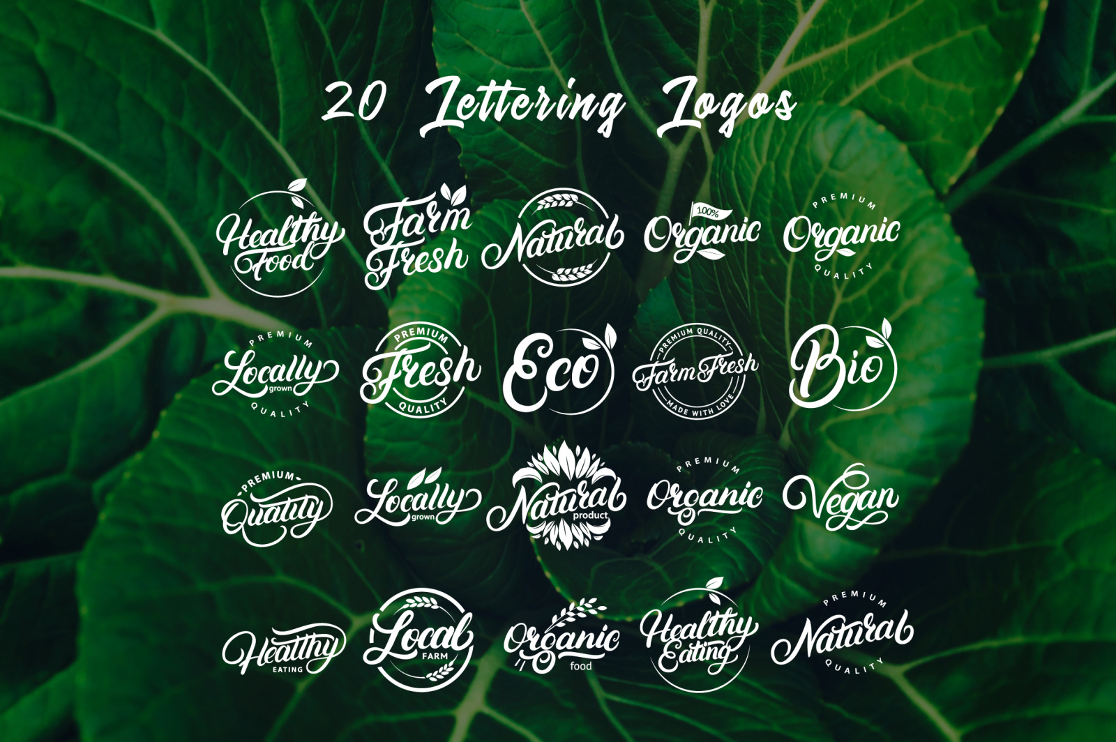 20 Organic and Natural Logos