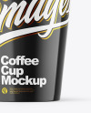 Glossy Coffee Cup Mockup