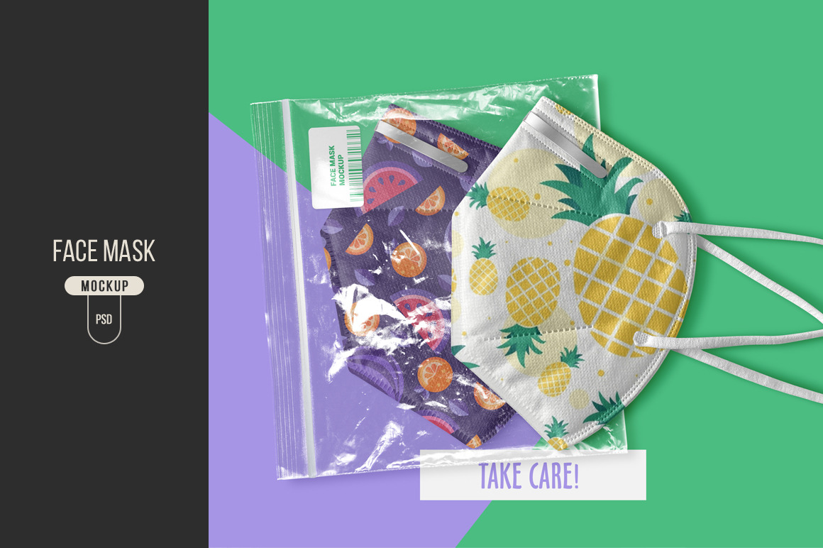 Face Mask Mockup Face Mask Mockup