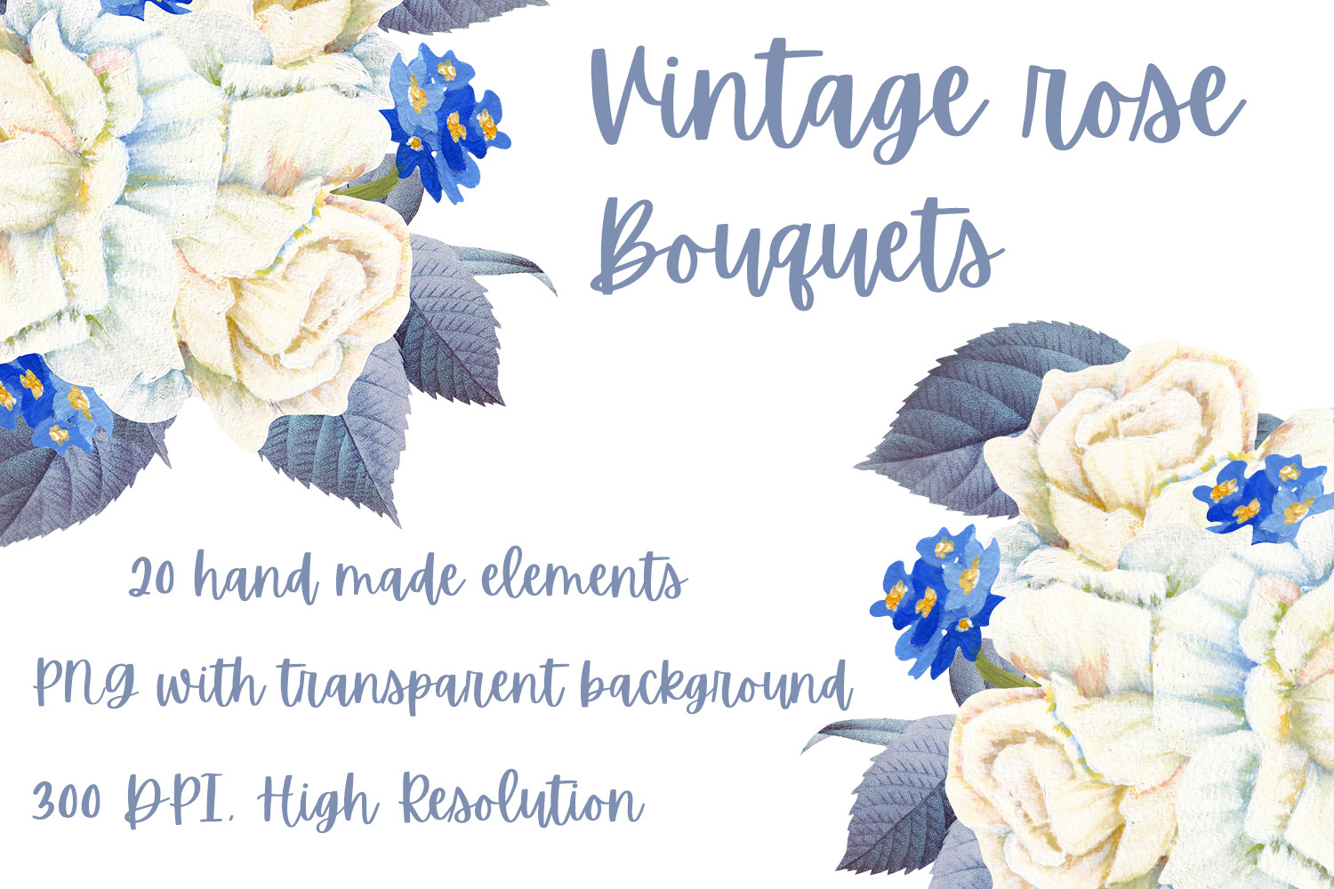 Vintage Rose Bouquets