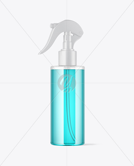 Clear Spray Bottle Mockup