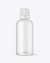 Frosted Glass Bottle Mockup