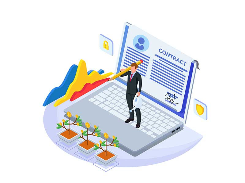 Set of Marketing Strategy Illustration Set of Marketing Strategy Illustration