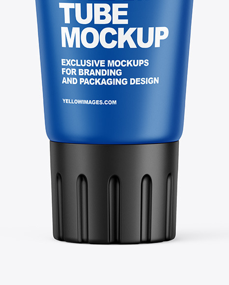 Matte Cosmetic Tube Mockup