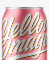 Metallic PET Can Mockup