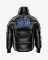 Glossy Women's Down Jacket Mockup