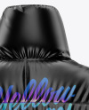 Glossy Women&#039;s Down Jacket Mockup