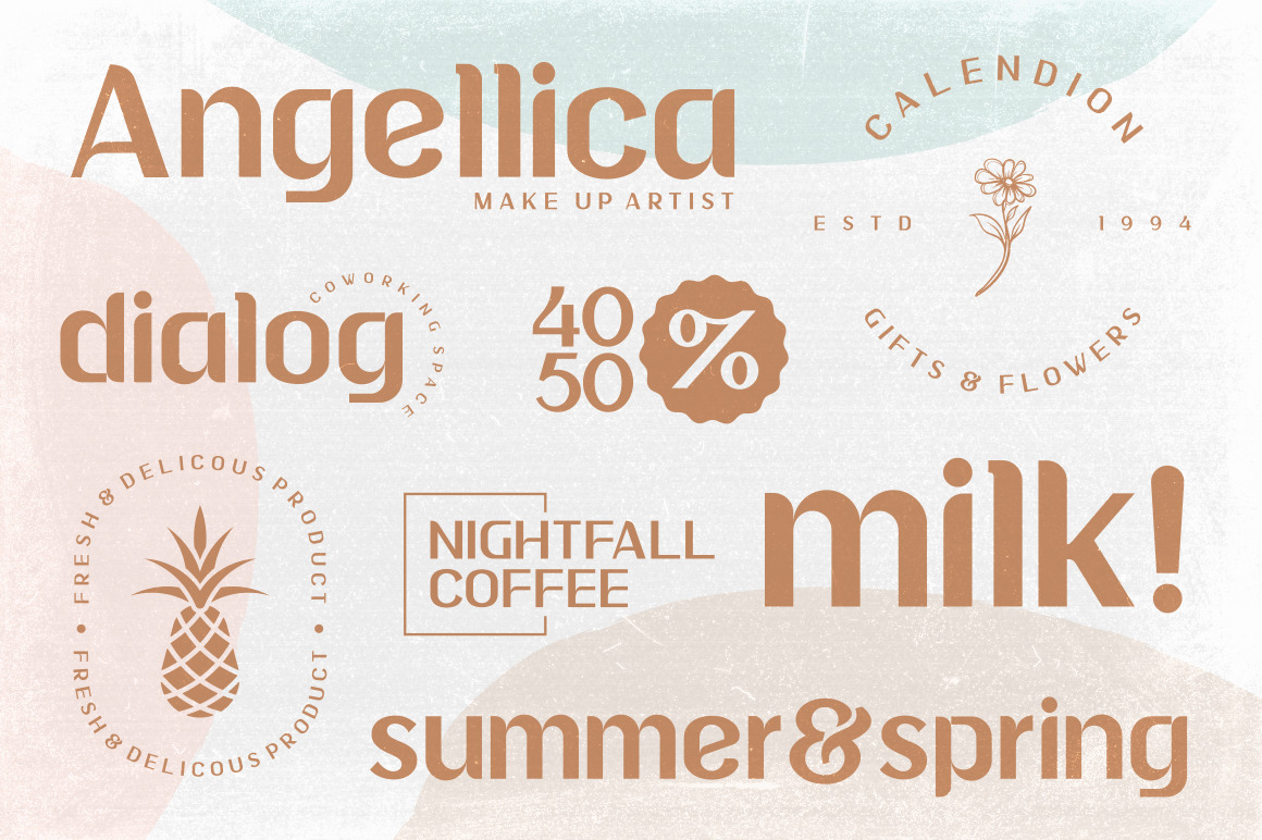 Quilla multipurpose elegant font Quilla multipurpose elegant font