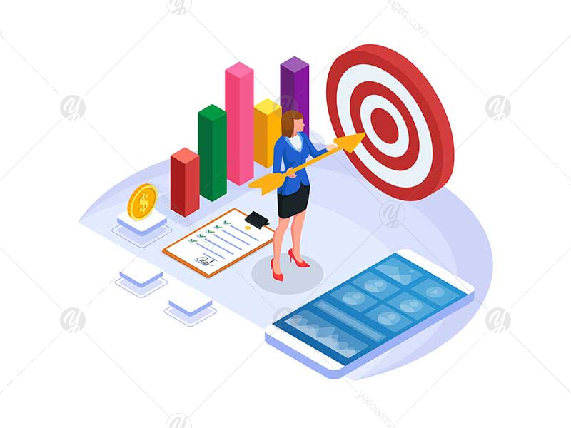 Set of Marketing Strategy Illustration V2