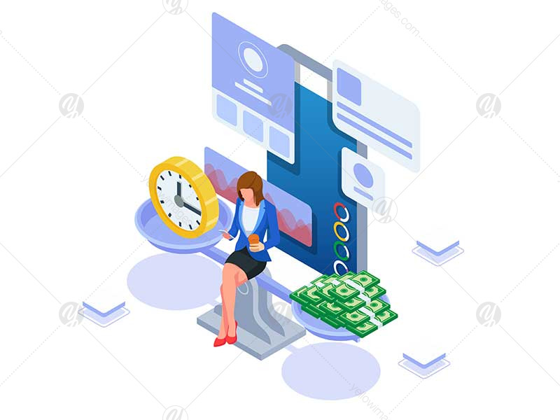 Set of Marketing Strategy Illustration V2