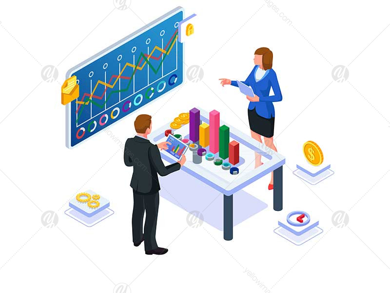 Set of Marketing Strategy Illustration V2