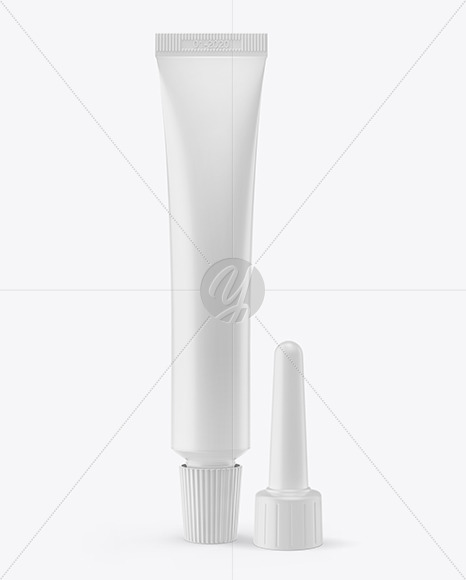 Matte Plastic Tube Mockup