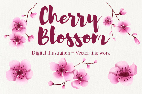 Cherry Blossom Clipart - Cherry blossom