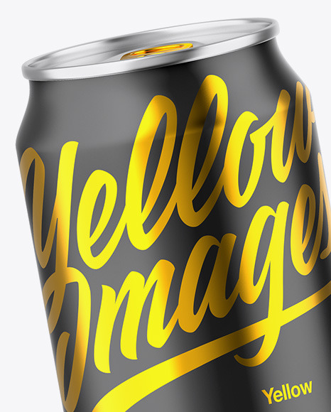 Two Metallic Cans W/ Matte Finish Mockup Two Metallic Cans W/ Matte Finish Mockup