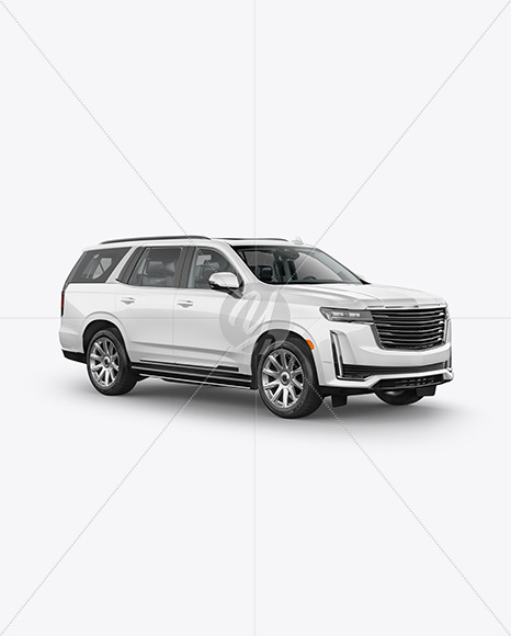 Luxury SUV Mockup - HalfSide View