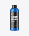 Glossy Plastic Bottle Mockup