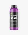 Matte Plastic Bottle Mockup