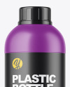 Matte Plastic Bottle Mockup