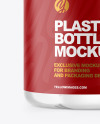 Clear Plastic Bottle with Pump Mockup