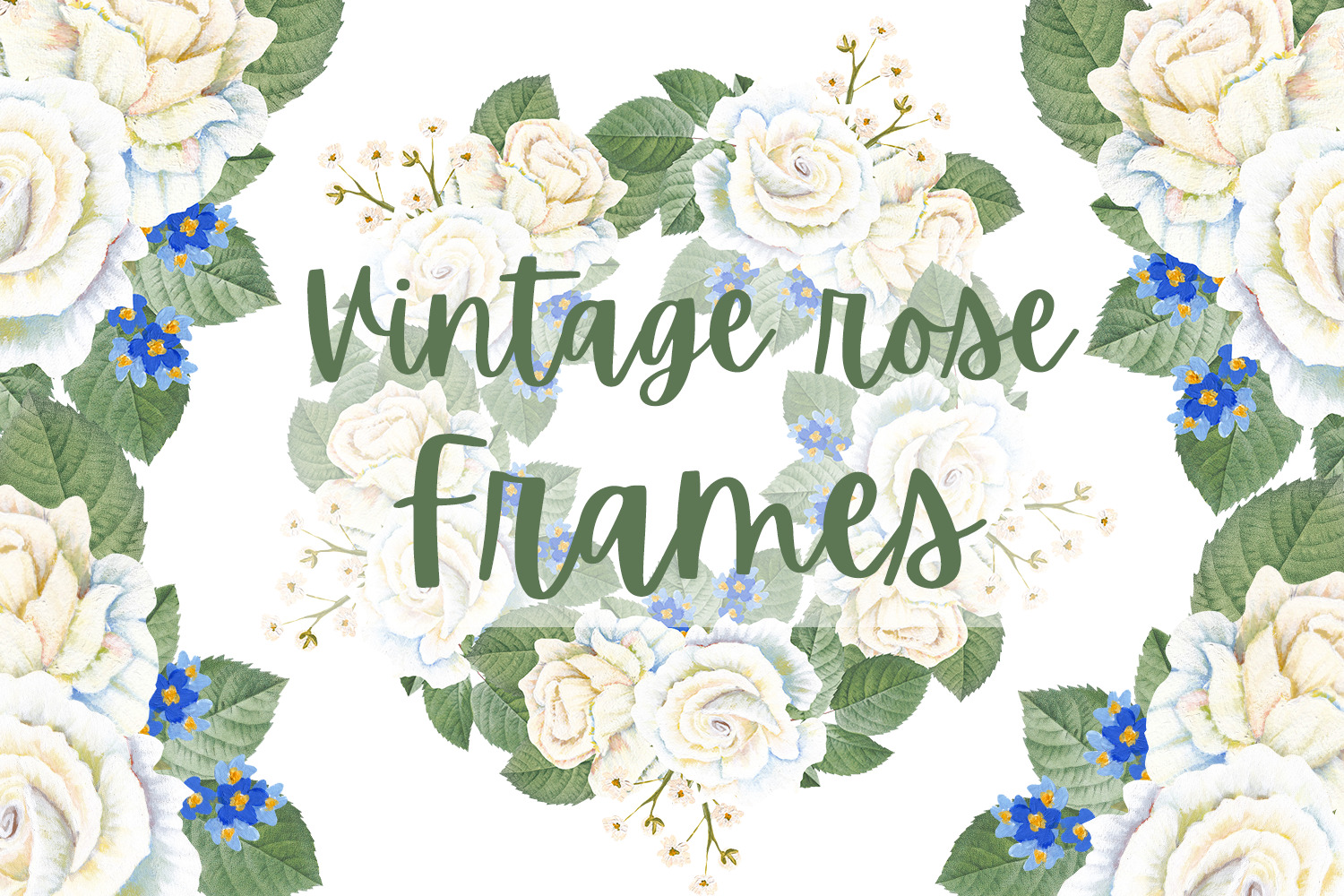 Vintage Rose Wreaths