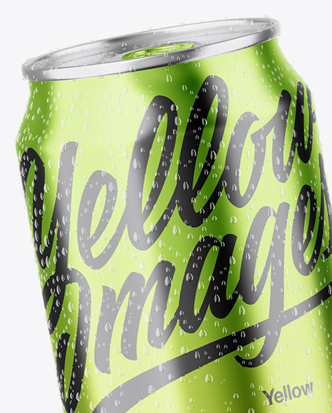 Two Glossy Metallic Cans Mockup Two Glossy Metallic Cans Mockup