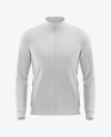 Men's Raglan Track Jacket Mockup - Front View