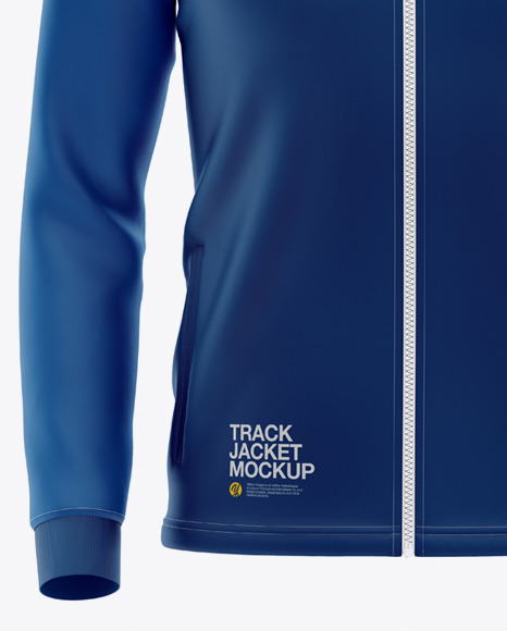 Men's Raglan Track Jacket Mockup - Front View