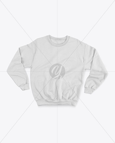 Sweatshirt with Crew Neck Mockup