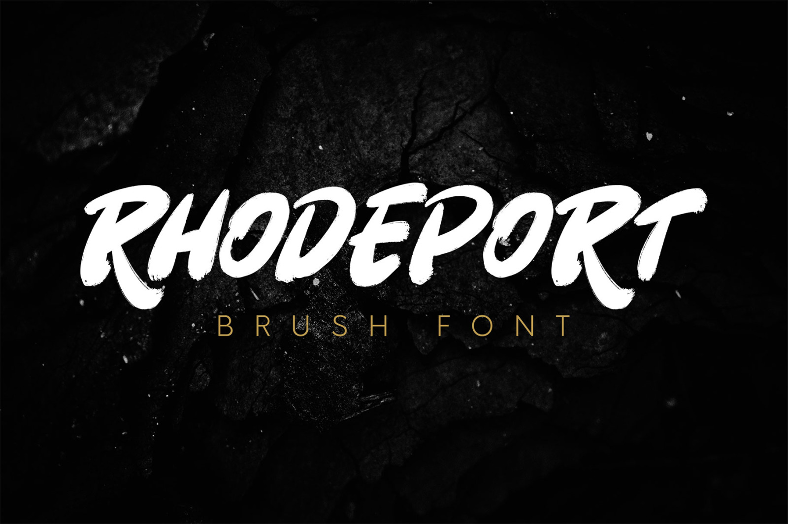 Rhodeport - Brush Font