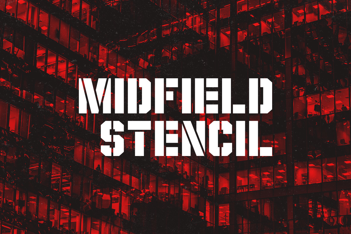Midfield Stencil Midfield Stencil