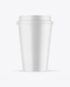 Matte Coffee Cup Mockup