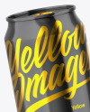 Two Glossy Cans Mockup