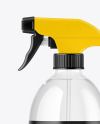 Clear Spray Bottle Mockup