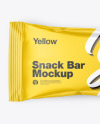 Glossy Snack Package Mockup