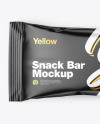 Glossy Snack Package Mockup