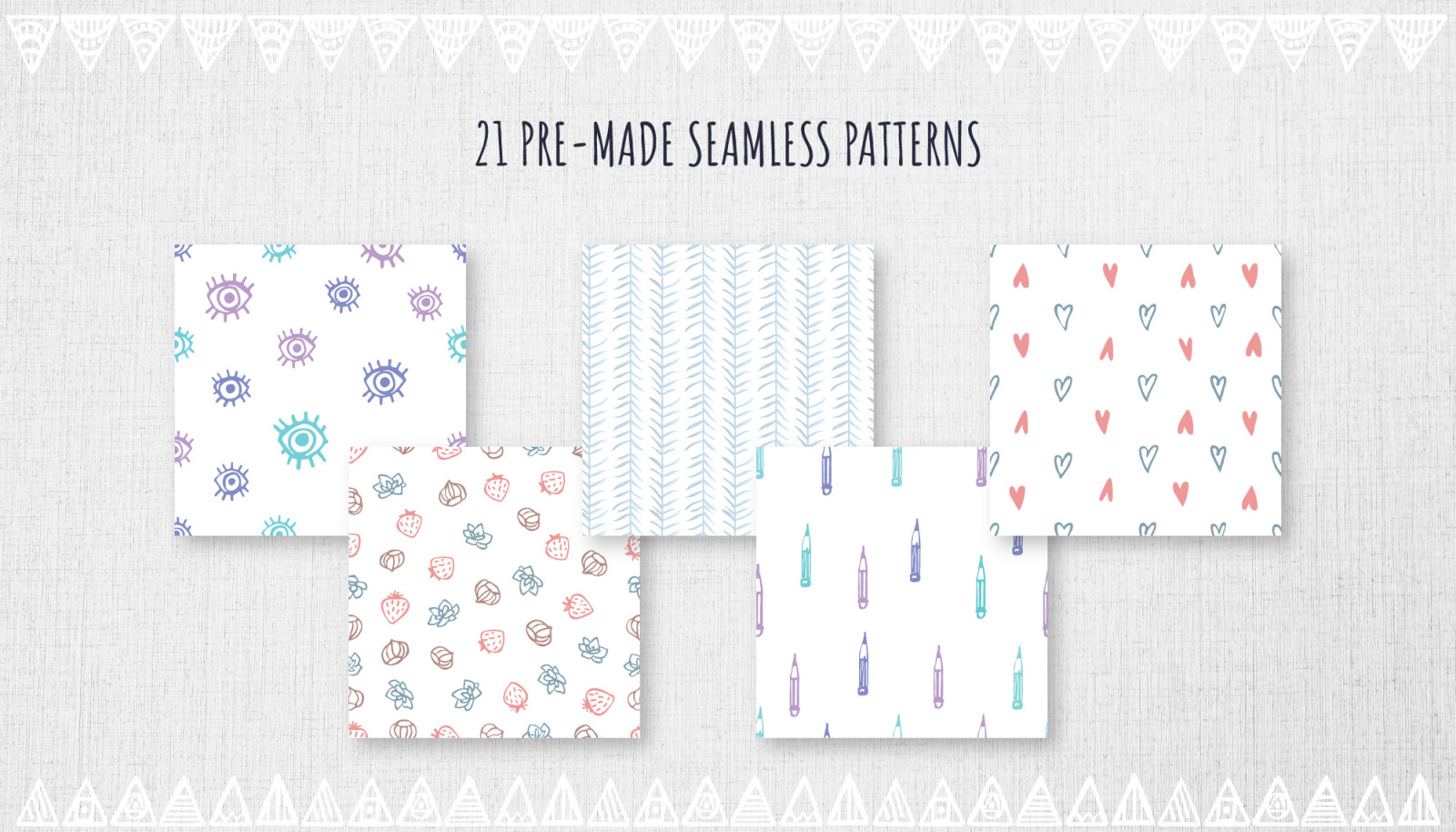 Hand Drawn Seamless Vector Brushes for Adobe Illustrator Hand Drawn Seamless Vector Brushes for Adobe Illustrator