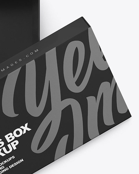 Opened Shoe Box Mockup