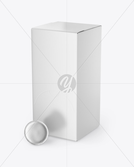 Box With Coffee Capsules Mockup