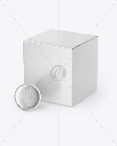 Box With Coffee Capsules Mockup