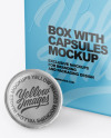 Box With Coffee Capsules Mockup