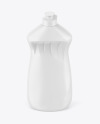 Washing-up Liquid Glossy Bottle w/ Closed Cap Mockup