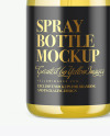 Colored Spray Bottle Mockup