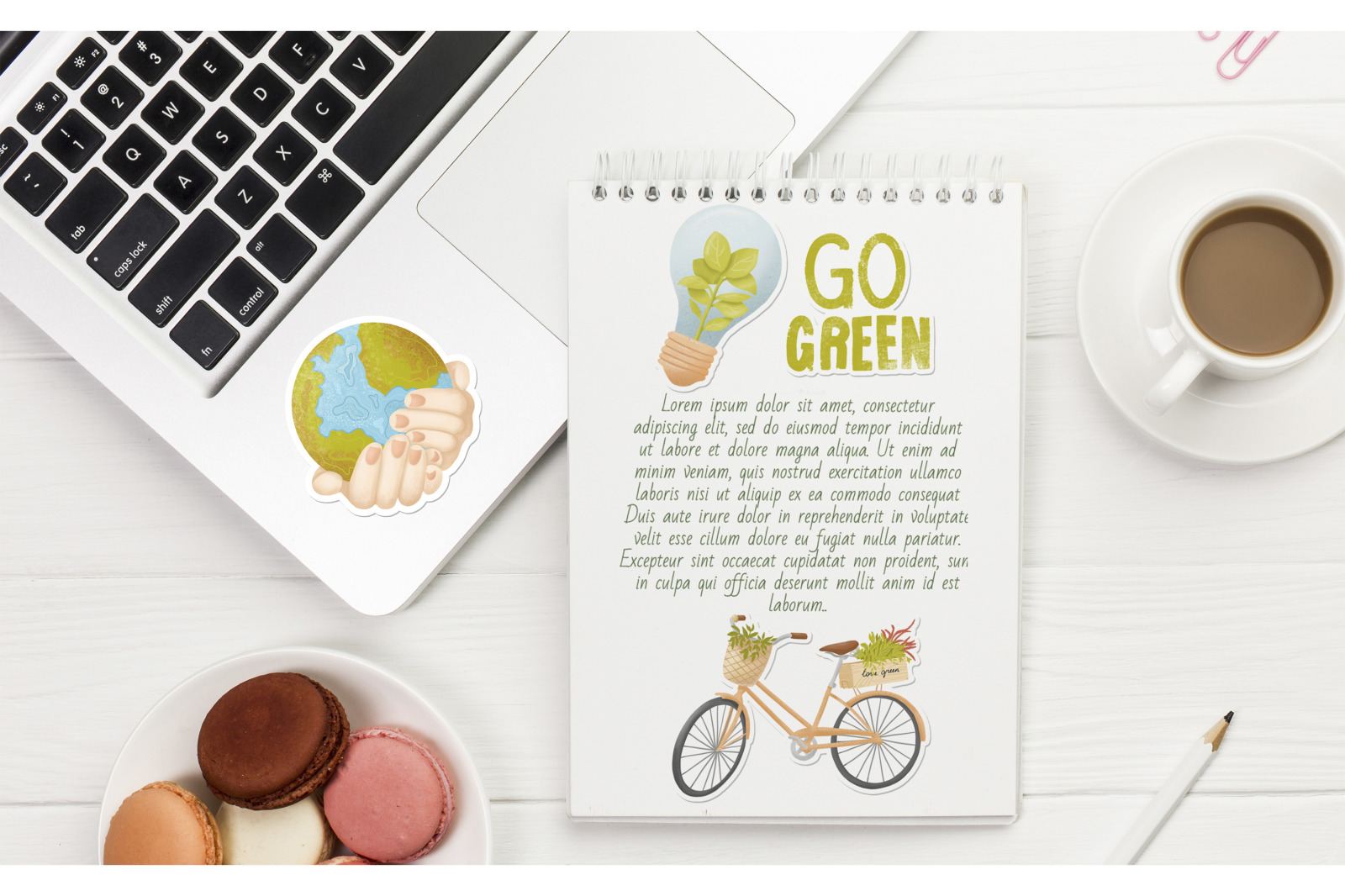 Zero waste, Ecology stickers kit Zero waste, Ecology stickers kit