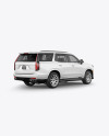 Luxury SUV Mockup - Back HalfSide View