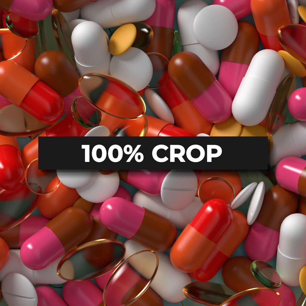 Pills Render Set Pills Render Set