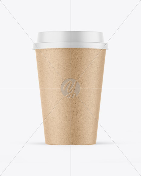 Kraft Coffee Cup Mockup