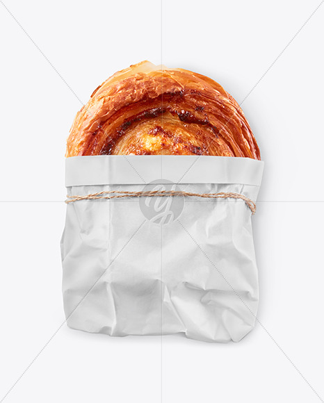 Bun in a Paper Bag Mockup