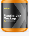 Matte Protein Jar Mockup