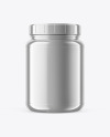 Metallized Protein Jar Mockup