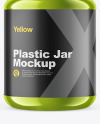 Metallized Protein Jar Mockup